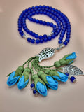 Glass Beads / Turquoise Tulips