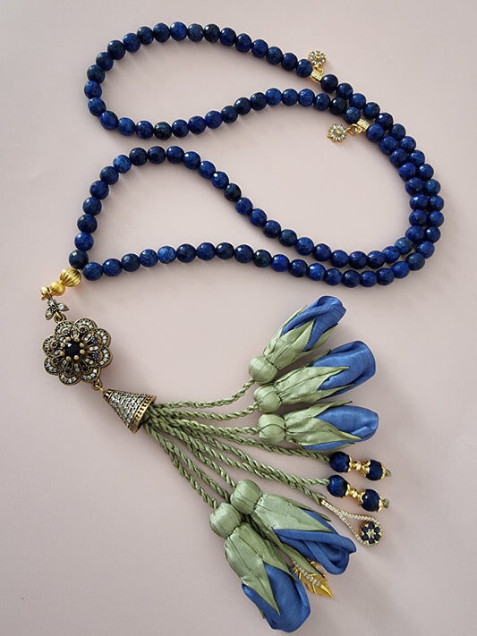 Jade Natural Stones/ Azure Tulips [اليشم]