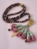 Jade Natural Stones/ Mulberry Tulips [اليشم]