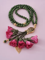 طلب مسبق - PRE-ORDER - Jade Natural Stones/ Fuschia Flowers [اليشم]                                تستغرق مدة التنفيذ شهر على الأقل
تنويه: قد تختلف ألوان أو بعض اكسسوارات المنتج قليلاً عن الصور المعروضة وذلك حسب توفرها