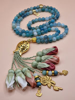 NEW - Jade Natural Stones/ Multicolor Tulips [اليشم]