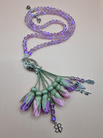 NEW - Thermal Quartz Natural Stones/ Pink & Lavender Tulips [كوارتز]