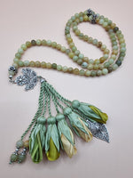 NEW - LIMITED EDITION - Green Onix Natural Stones/ Lime Tulips [أونكس أخضر]