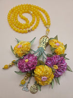 SPECIAL EDITION - Agate Natural Stones/ Big Pink & Yellow  [عقيق]