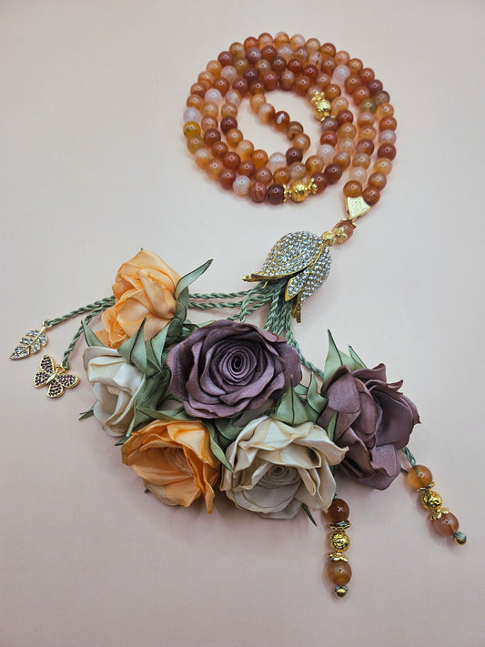 SPECIAL EDITION - Agate Natural Stones/ Unique Multicolor Flowers [عقيق]