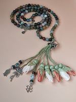 NEW - Limited Edition Agate Natural Stones/ Multicolored Tulips  [عقيق]