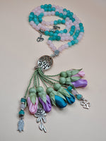 RAMADAN COLLECTION  Jade Natural Stones/ Multicolored Tulips [اليشم]