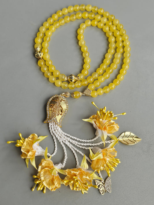 LIMITED EDITION - Jade Natural Stones/ Multicolored  Unique Flowers [اليشم]