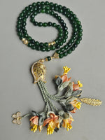 LIMITED EDITION - Agate Natural Stones/ Multicolored Unique Flowers  [عقيق]