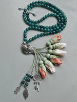 PRE-ORDER طلب مسبق - Jade Natural Stones/ Two Shades of Tulips [اليشم] سيتم شحن الطلب بتاريخ ٣/٣ باذن الله .... تنويه: قد تختلف ألوان أو بعض اكسسوارات المنتج قليلاً عن الصور المعروضة وذلك حسب توفرها