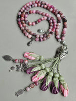 Agate Natural Stones/ Two Shades of Tulips [عقيق]