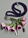 Crystal Beads / Bi-Colored Flowers