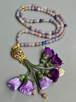 Agate Natural Stones/ Two Shades of Flowers [عقيق]