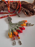 Agate Natural Stones/ Two Shades of Tulips [عقيق]