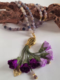 Agate Natural Stones/ Two Shades of Flowers [عقيق]