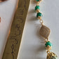 Jade Natural Stones/ Ombre Pink Tulips with Bookmark Gift Set [اليشم]