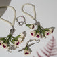 Pearl Sibha Gift Set/ Bicolored Flowers (4 Pieces)