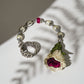 Pearl Sibha Gift Set/ Bicolored Flowers (4 Pieces)