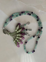 PRE-ORDER طلب مسبق - Fluorite Natural Stones/ Two Shades of Tulips [فلوريت] سيتم شحن الطلب بتاريخ ٣/٣ باذن الله .... تنويه: قد تختلف ألوان أو بعض اكسسوارات المنتج قليلاً عن الصور المعروضة وذلك حسب توفرها