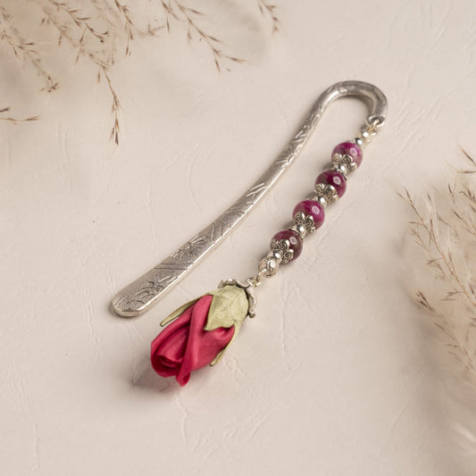 Bookmark / Dark Pink Tulip