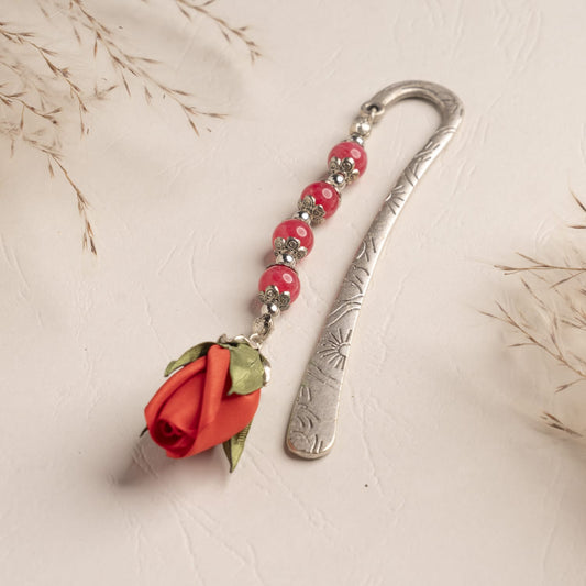 Bookmark / Red Orange Tulips