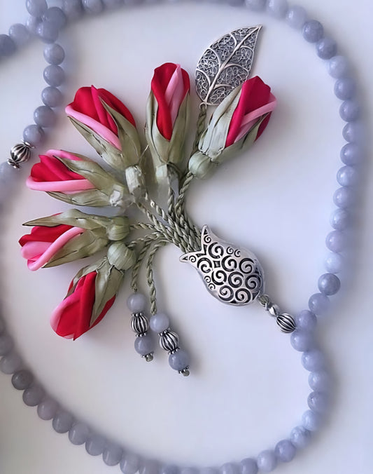 PRE-ORDER طلب مسبق - Jade Natural Stones/ Ombre Tulips [اليشم] سيتم شحن الطلب بتاريخ ٣/٣ باذن الله .... تنويه: قد تختلف ألوان أو بعض اكسسوارات المنتج قليلاً عن الصور المعروضة وذلك حسب توفرها