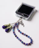 NEW - Artisan Floral Beaded Phone Charm