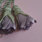 Mini Agate Natural Stones/ Gray Flowers [عقيق]