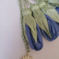 NEW - Jade Natural Stones/ Royal Blue Tulips [اليشم]
