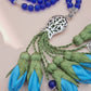 Glass Beads / Turquoise Tulips
